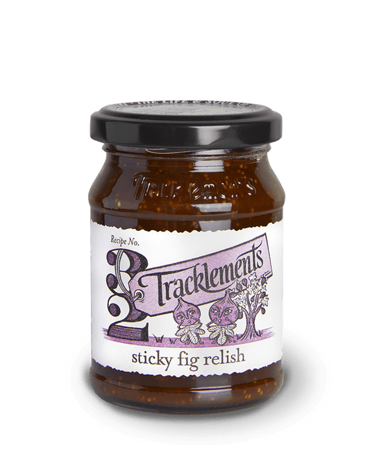 Tracklements Sticky Fig Relish 210ml - Chefs For Foodies