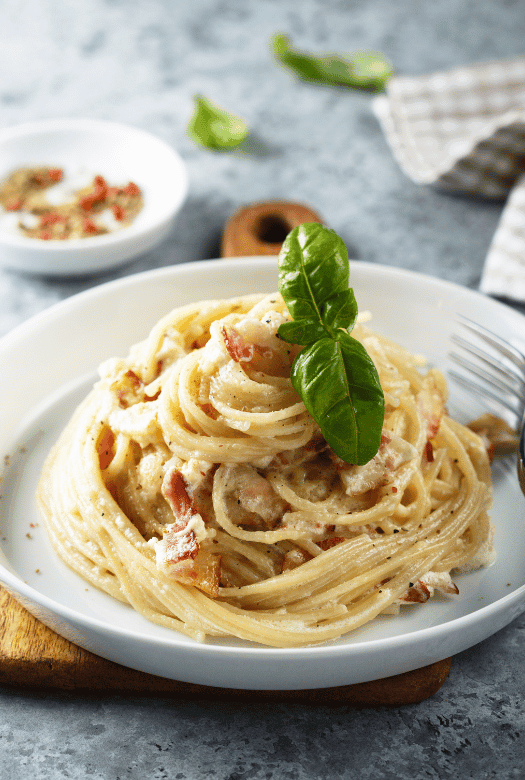 Carbonara Pasta with Guanciale Cooking Recipe Kit serves 2 Created by Chef Enzo Neri - Chefs For Foodies