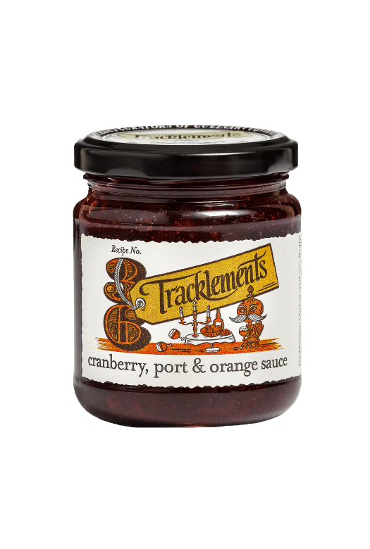 Tracklements Cranberry Port and Orange Sauce 210g - Chefs For Foodies