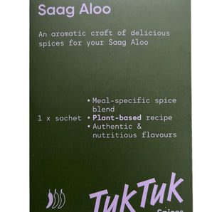 Saag Aloo Spice Sachet Tuk Tuk Spices