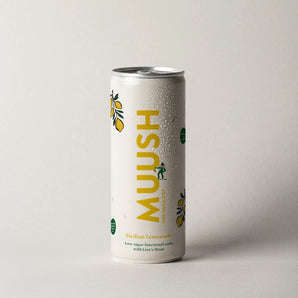 SICILIAN LEMONADE SPARKLING SODA CAN (12 X 250ML) MUUSH