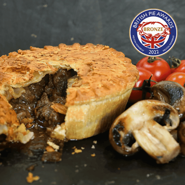 Steak Ale and Mushroom Gourmet British Pie Ready to bake - Chefs For Foodies