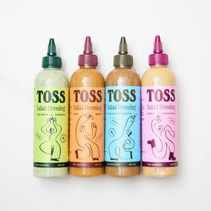 The Ultimate TOSS Team – 4-Pack of Bold, All-Natural Salad Dressings