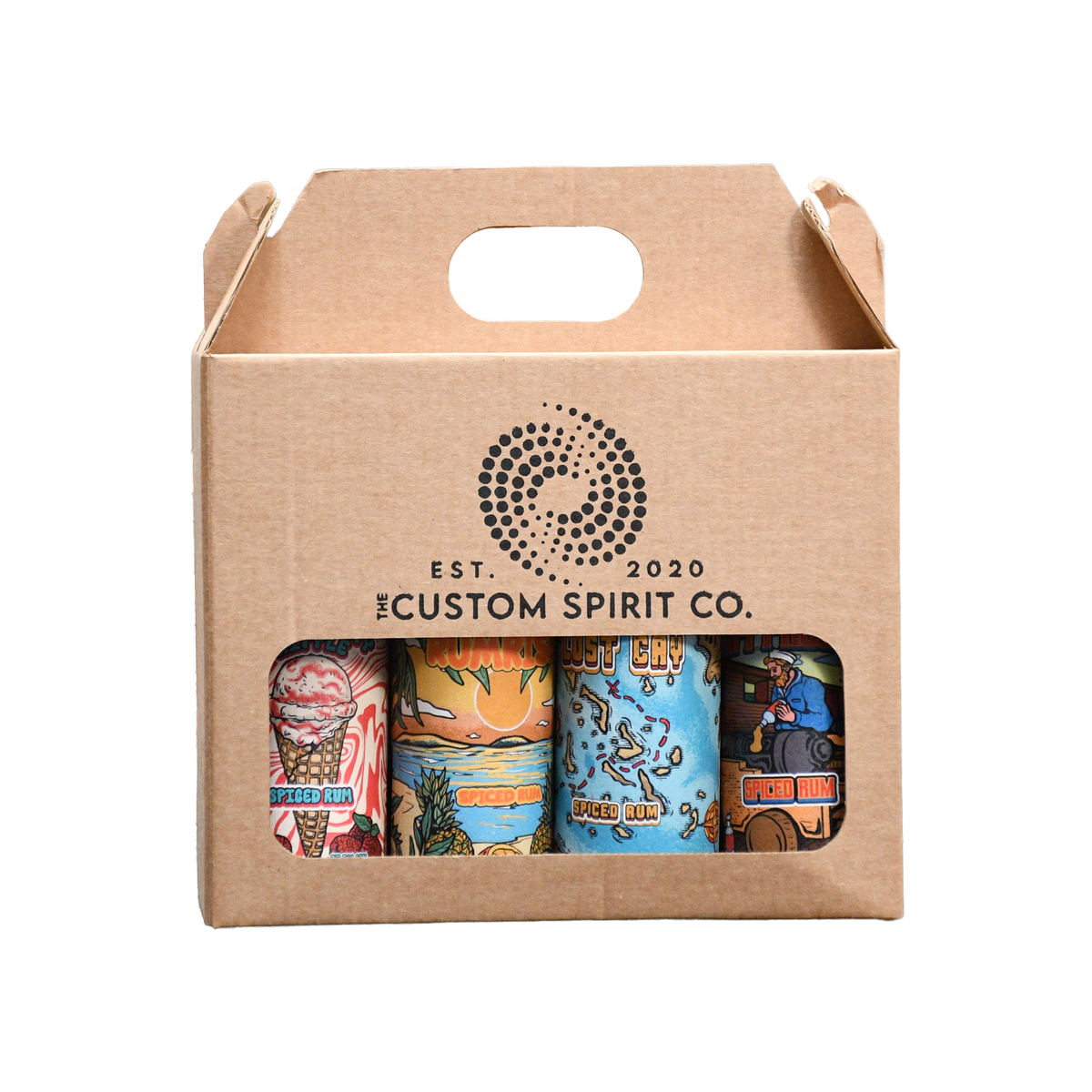 Co Adventurer Rum Tasting Pack 4 Premium Rum Miniatures Gift Set