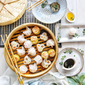 Pork & Prawn Dim Sum Bundle with Peichin's Table Chilli Crisp