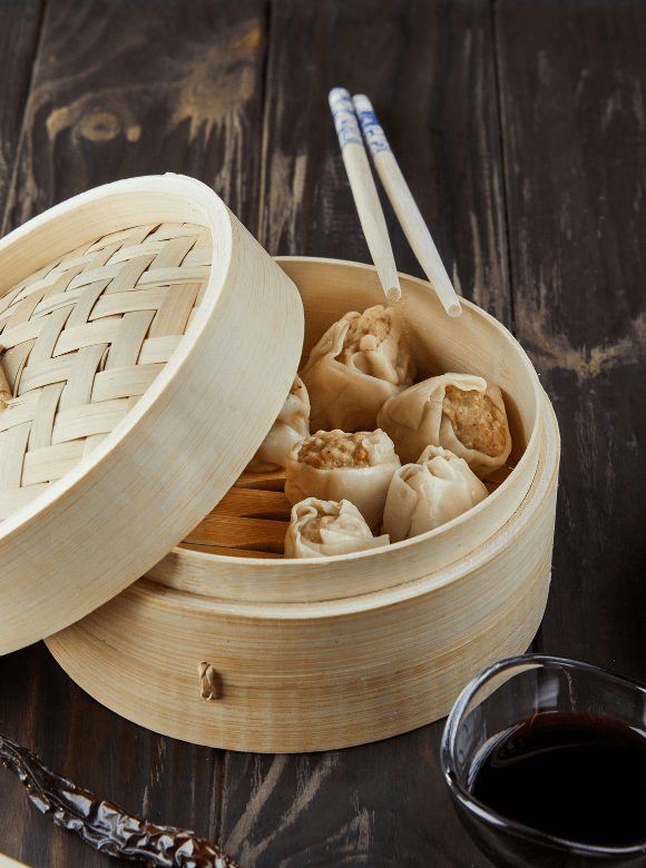 Bamboo Food Steamer & Chopsticks - Chefs For Foodies