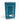 Blue coffee package with text and graphics on a white background