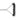 Black wire brush with bristle head on a white background