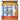 A 270g glass jar of Eric's Creamy Peanut Butter, Original flavor, featuring a blue and white striped label with a red bottom band and a white lid.