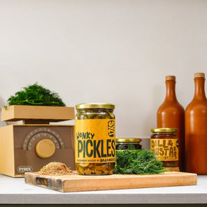 Sylt Pickle Wonky Pickles Dill & Mustard Cucumbers 400g
