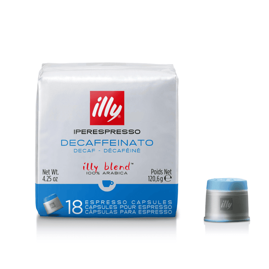 illy Iperespresso Capsules Decaffeinated pack of 18 capsules - Chefs For Foodies