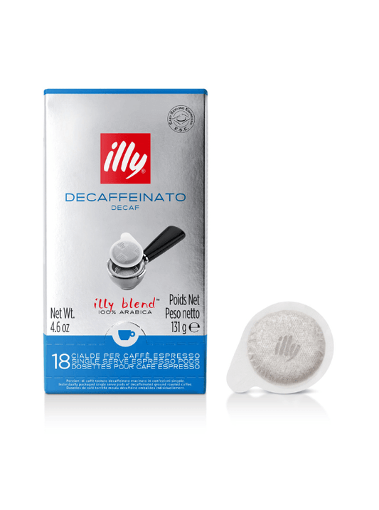 illy E.S.E. Coffee Pods Decaffeinated - 18 pods - Chefs For Foodies