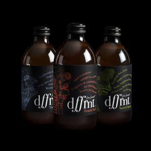 Dffrnt Fermented Botanical Non Alcoholic Drinks Mixed Box 12 Bottles