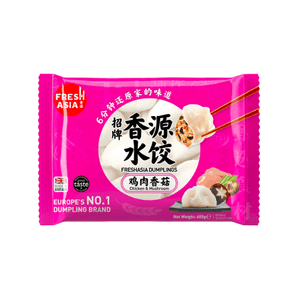 Chicken and Mushroom Dumplings 400g with 25 Pcs Casual Dim Sum Quick Prep - Chefs For Foodies