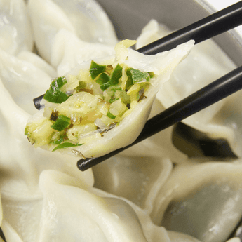 Chive and Mushroom Dumplings 450g with 20 Pcs Savory Dim Sum Quick Prep - Chefs For Foodies