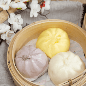 Custard Bun 360g with 6 Pcs Fluffy Dim Sum with Creamy Filling Quick Prep - Chefs For Foodies