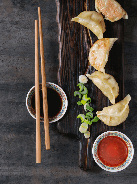 King Prawn Gyoza Dumplings 230g with 10 pcs Pan Fry or Steam Quick Prep - Chefs For Foodies