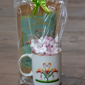 The Coco House UK Golden Tumeric Chocolate & Ceramic Mug Gift Set