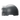 Gray metallic object with a spherical design on a white background