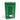 Green coffee package with text and graphics on a white background