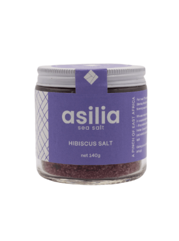 Hibiscus Infused Sea Salt Vibrant Flavor for Salads and Cocktails 140g - Chefs For Foodies