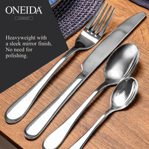Oneida Icarus 16-Piece Stainless Steel Cutlery Set – 4-Person Place Setting