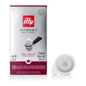 illy Intenso roast coffee in single-serve E.S.E. 18 pods - Chefs For Foodies