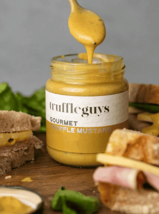Gourmet Truffle Mustard 190g By Truffle Guys Vegan Gluten Free Delight