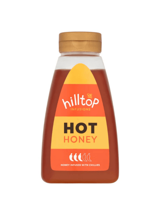 Organic Hilltop Hot Honey 340g Spicy Sweetness in Every Drop