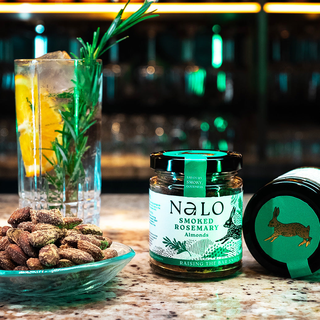 Smoked Rosemary Almonds
