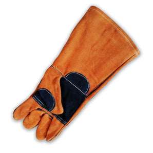 Fontana Leather BBQ Gloves defense up to 250 degrees celsius - Chefs For Foodies