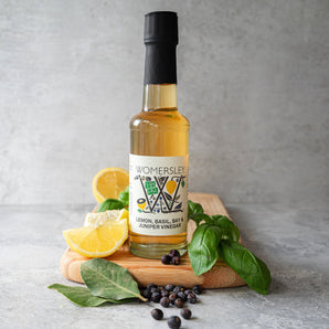 Womersley Lemon, Basil, Bay & Juniper Fruit Vinegar