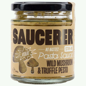 The Saucerer Wild Mushroom & Truffle Oil Pesto 190g