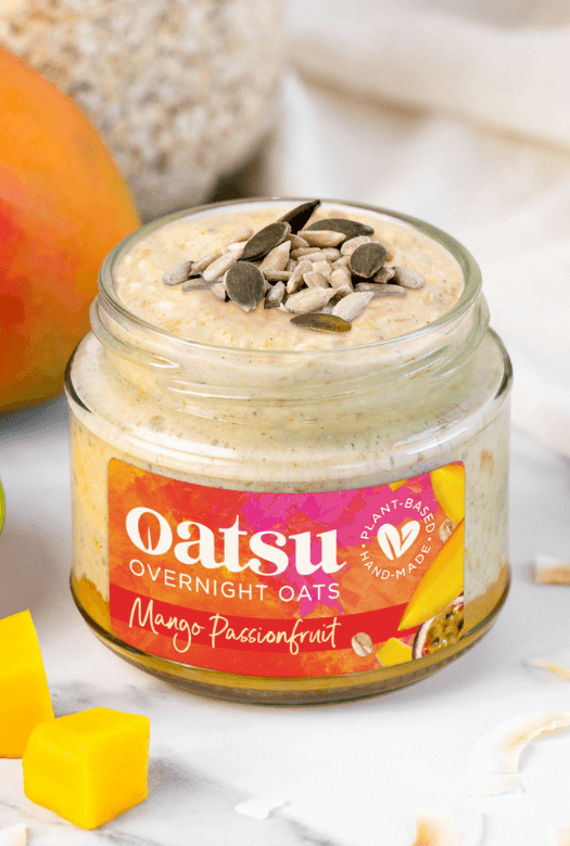 Oatsu Mango Passionfruit | 170g Overnight oats - Chefs For Foodies