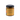 Jar of mango chutney with a black lid on a white background