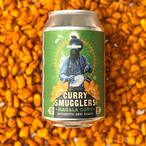 Curry Smugglers MASALA CORN Indian Snacks Cans