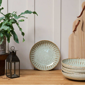 Ben Simpson Stoneware Pasta Bowl Fleur Collection