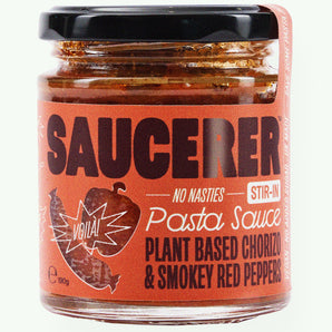 The Saucerer Plant-based Chorizo & Smoky Red Peppers 190g