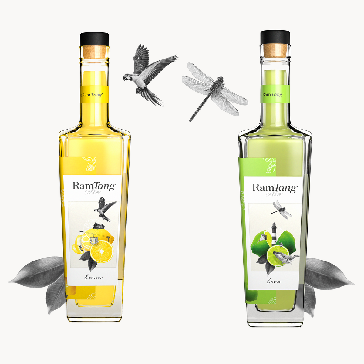 RamTang Citrus Liqueur Duo – Lemon & Lime British Spirits