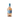Wine bottle with blue label on a white background