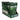 A green CUPFULL Specialty Coffee Bags retail display box with several individual coffee bag packets arranged inside, shown on a plain white background.