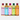 Six bottles of Toss dressing arranged in a row against a light gray background. The bottles contain creamy dressings in beige, brown, yellow, green, and orange tones, each with a different colored label and cap, and are labeled with cartoon characters and names like King Caesar, Vinaigrette, Tahini Chik, The Green + Gold, and Maple.