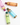 Four bottles of Toss salad dressing in different flavors on a white background