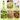 A collage showing six food dishes paired with a bottle of Toss dressing, with labels for Green Goddess, Pizza, BLT, Pasta, Tuna & Spinach Wraps, and Fish Goujon Taco.