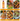 A collage showing multiple food dishes alongside bottles of Toss dressing and sauce, with labels reading Miso Magic, Crispy Rice and Chicken Bowl, Miso Aubergine, Chicken Noodles, Glazed Halloumi, and Glazed Salmon Rice Bowl.