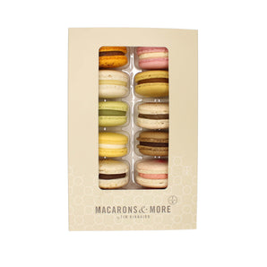 Signature Macaron Flavours - Box of 12 Macarons and More