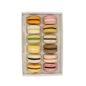 Signature Macaron Flavours - Box of 12 Macarons and More
