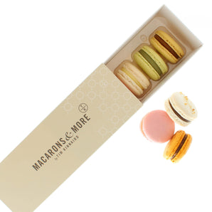 Signature Macaron Flavours - Box of 6 Macarons and More