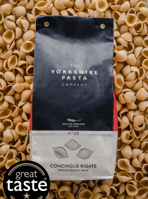 The Yorkshire Pasta Company - No 03 Conchiglie Rigate500g - Chefs For Foodies