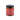 Jar of chutney with a red label on a white background